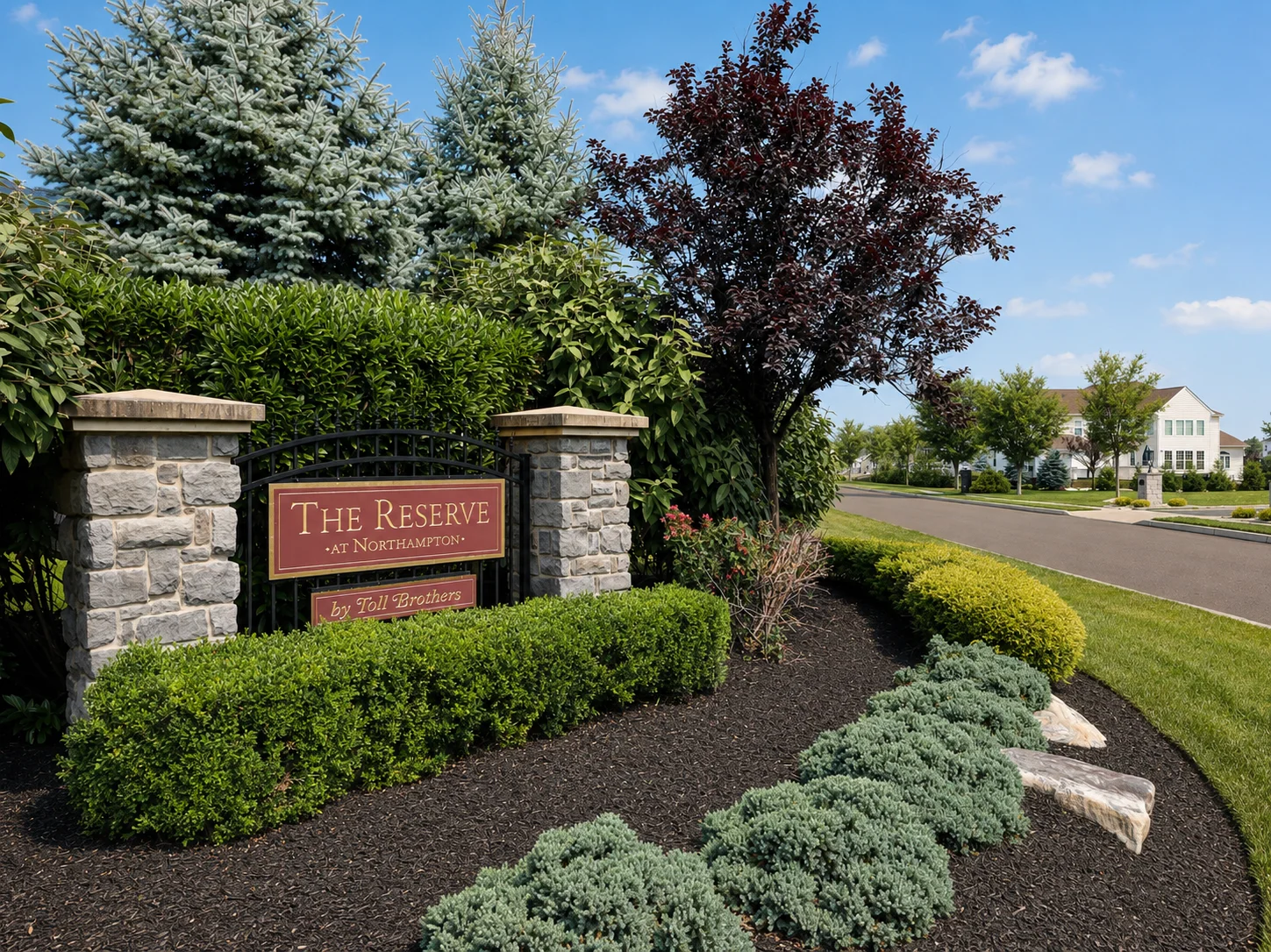 Entrance to The Reserve at Northampton in Ivyland PA