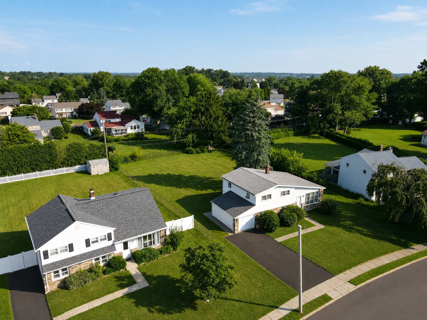 View of Rosewood Park in Warminster PA