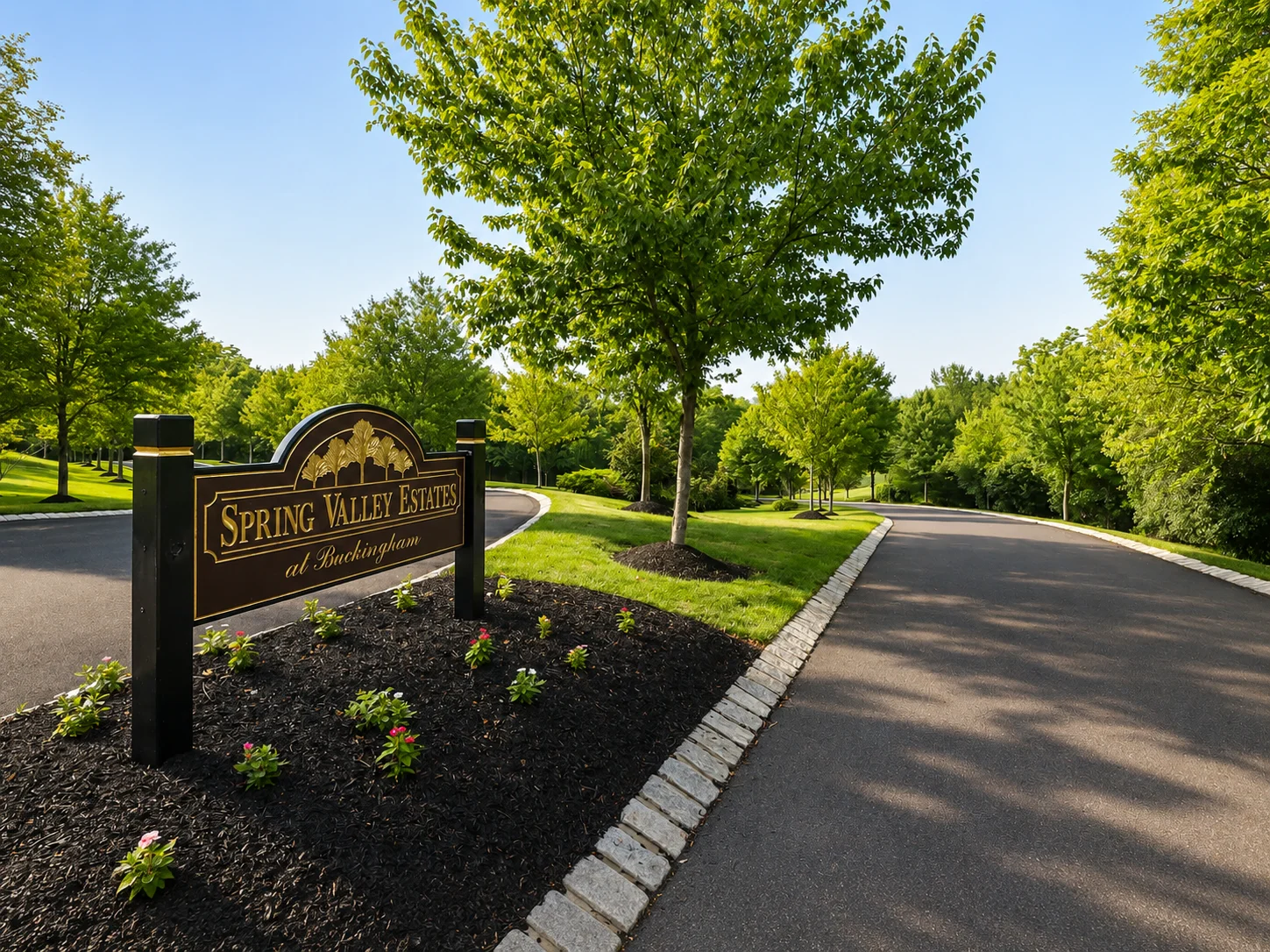 Entrance to Spring Valley Estates