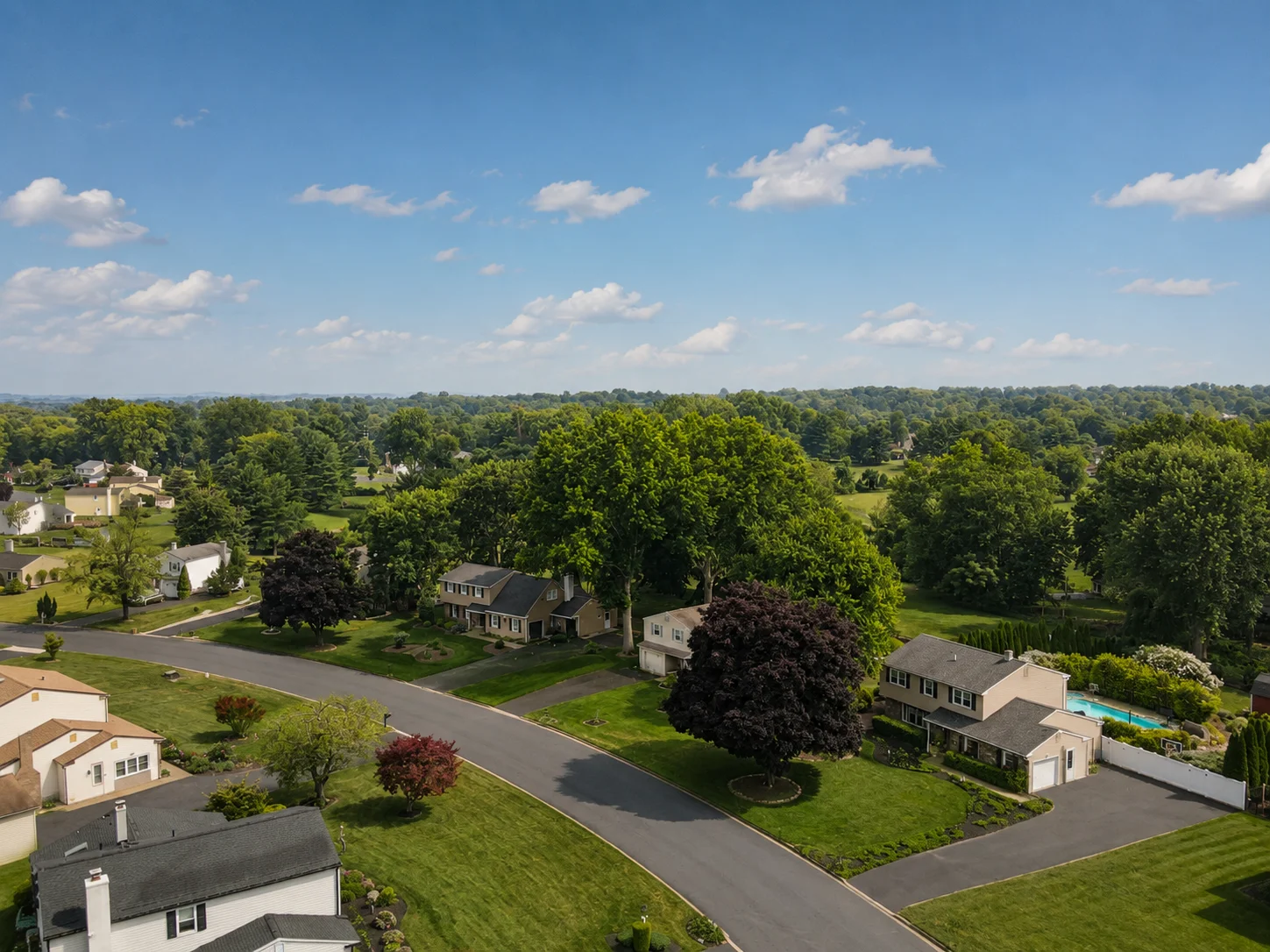 View of Spring Valley Farm in Richboro PA