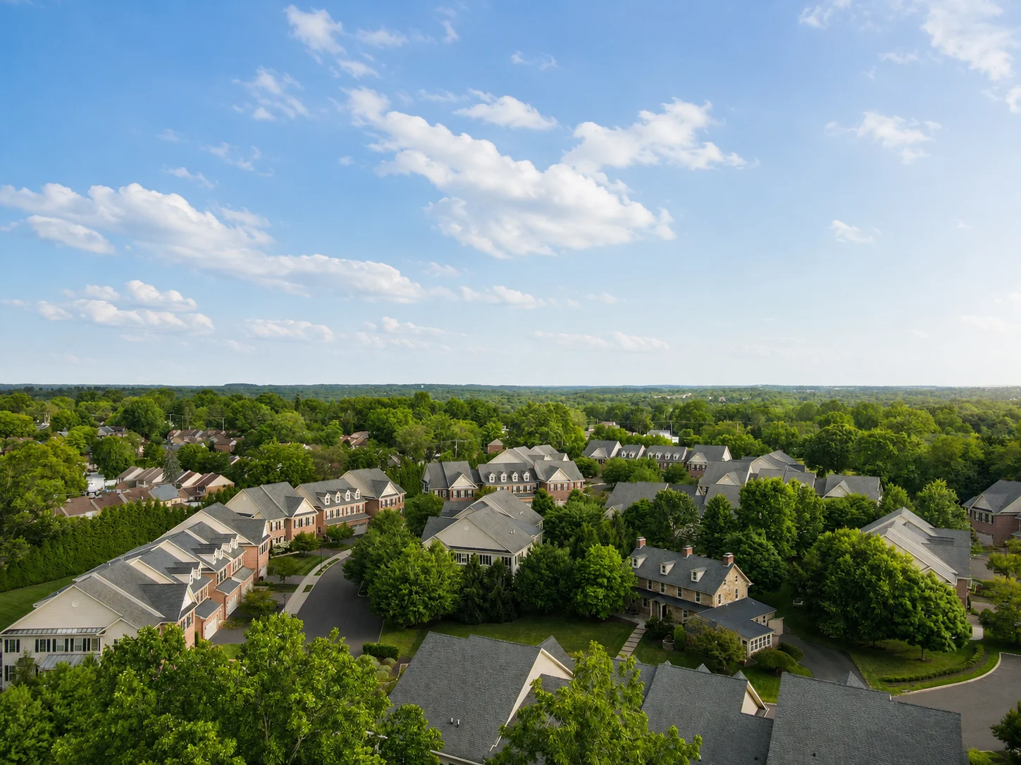 Townhomes in St. James Court in Langhorne PA
