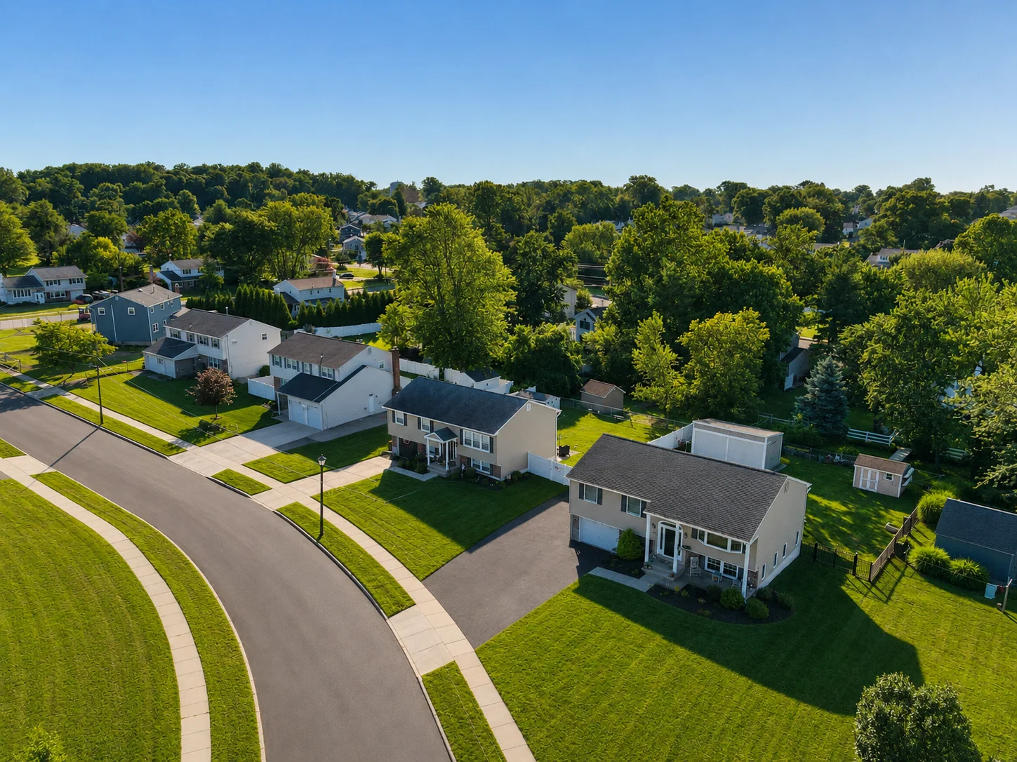 View of Story Book Homes in Warminster PA
