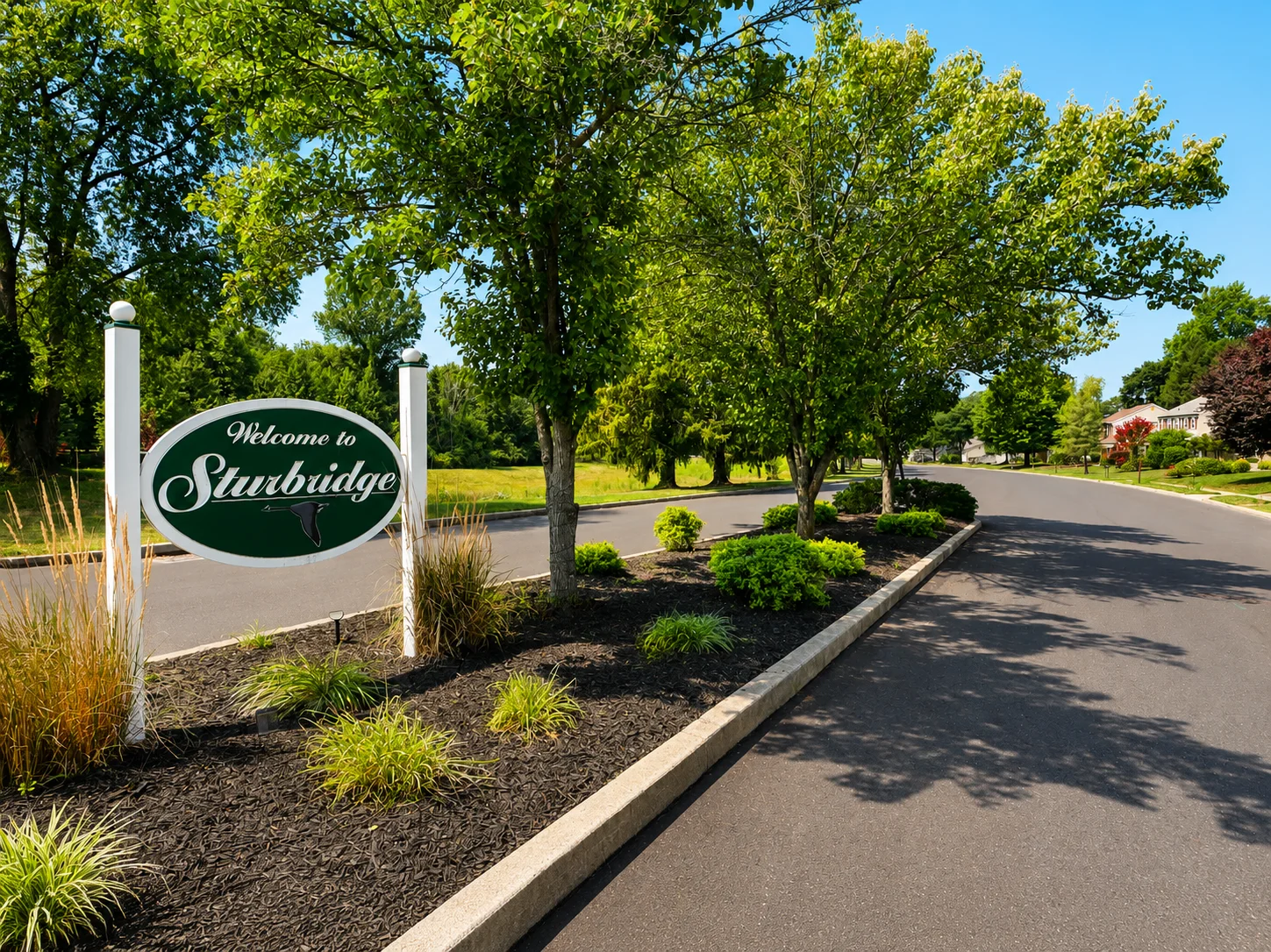 Entrance to Sturbridge in Langhorne PA