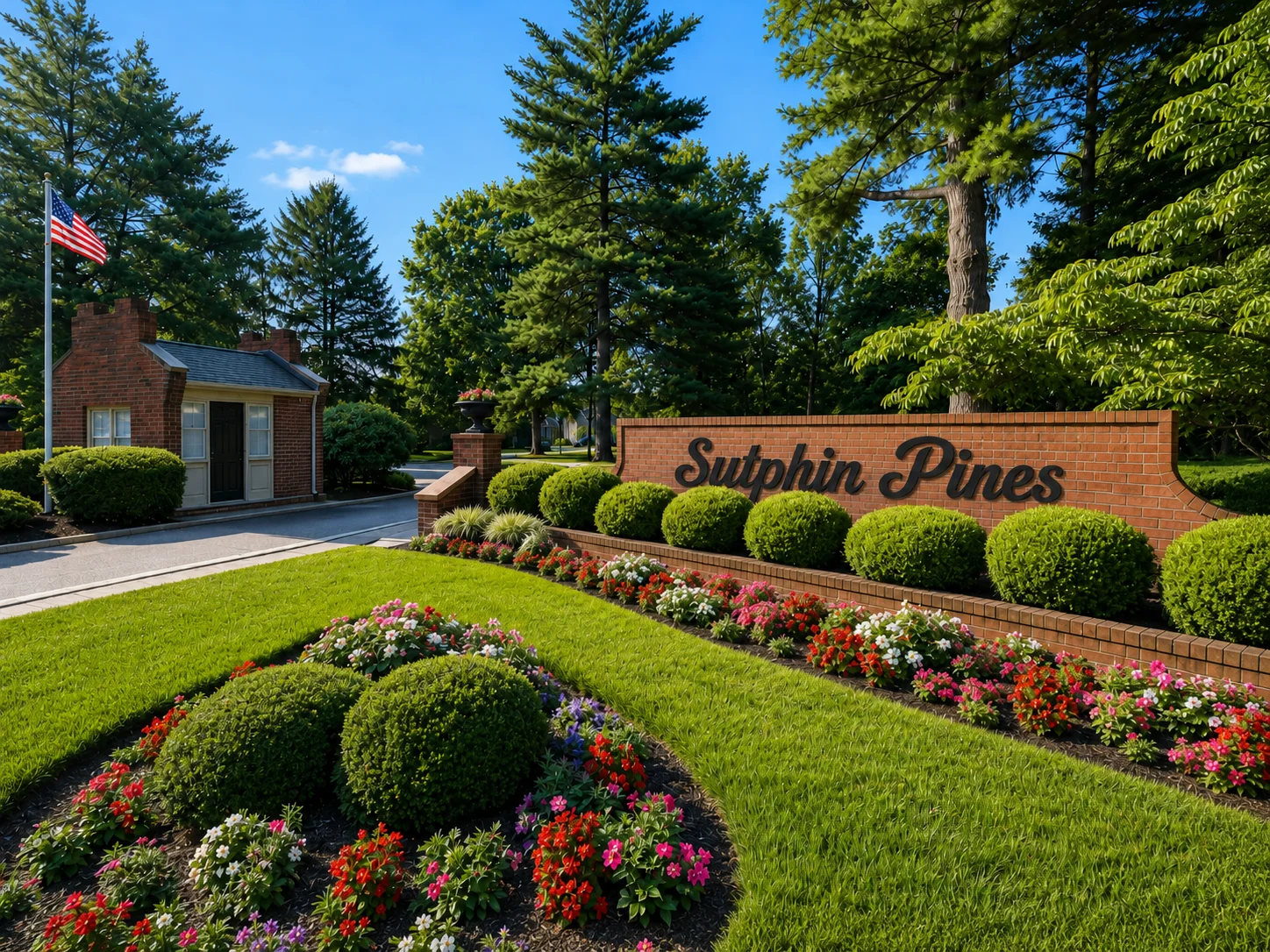 Entrance to Sutphin Pines in Yardley PA