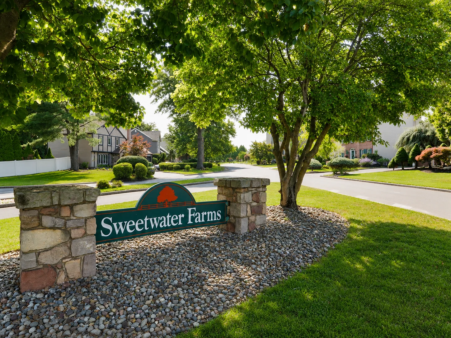 Entrance to Sweetwater Farms in Feasterville PA