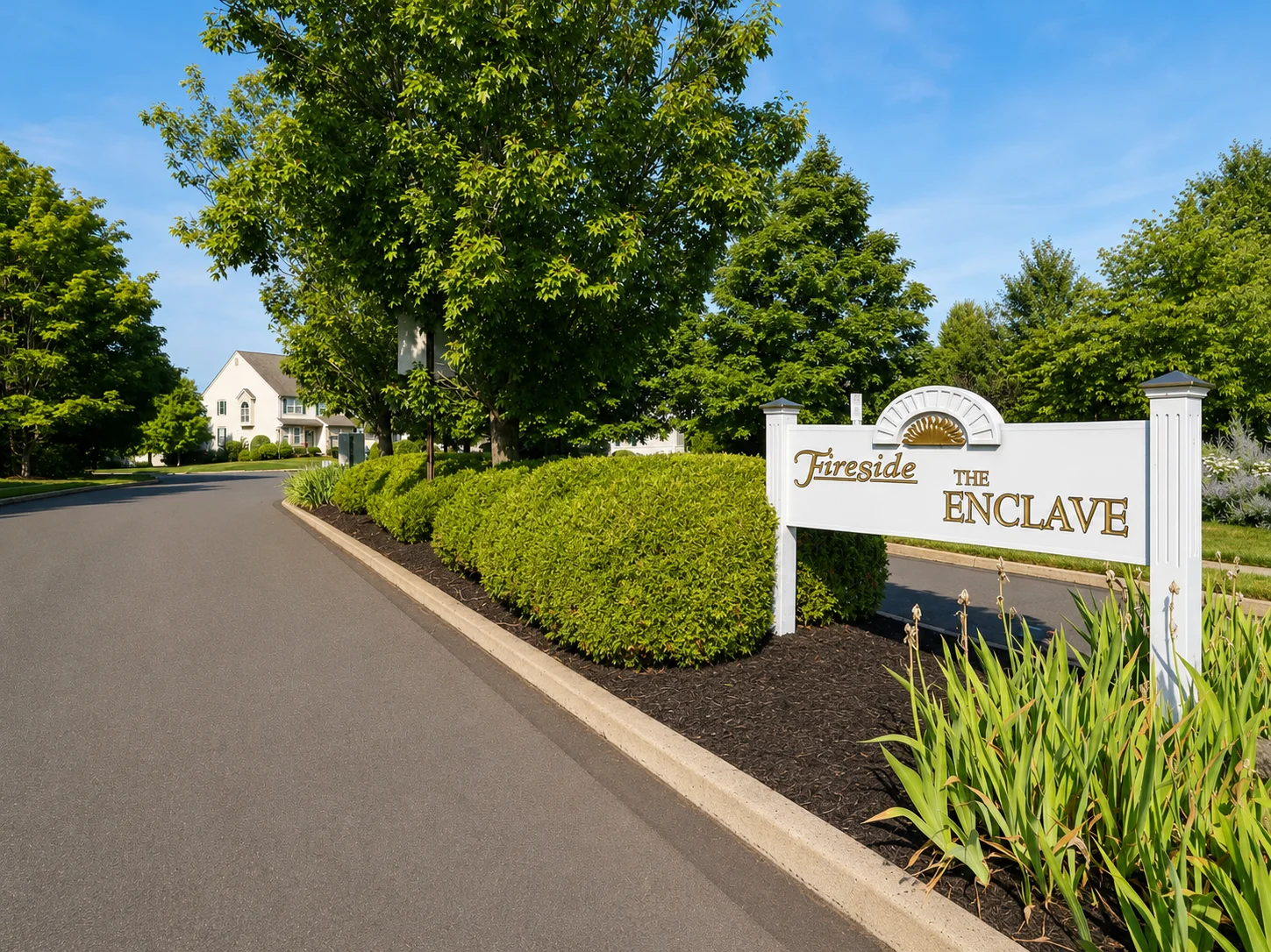Entrance to The Enclave at Fireside in Doylestown PA