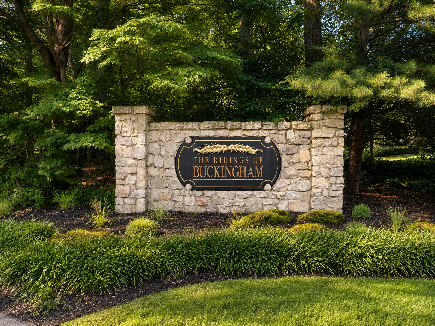 Entrance to The Ridings of Buckingham