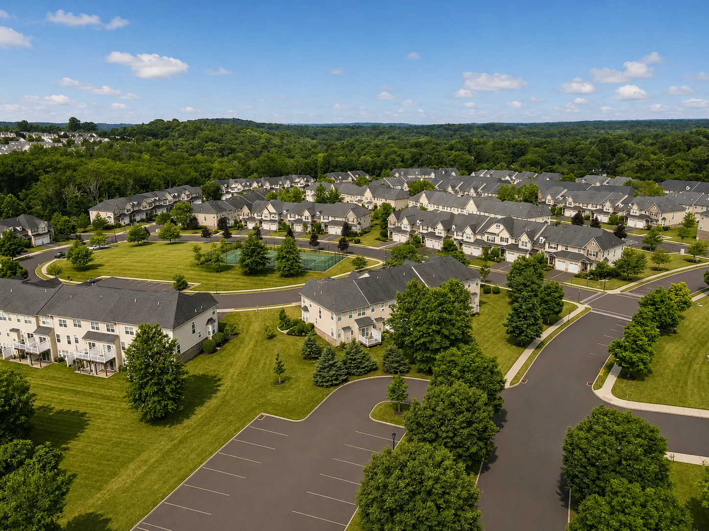 View of The Townhomes at Heritage Center in Furlong PA