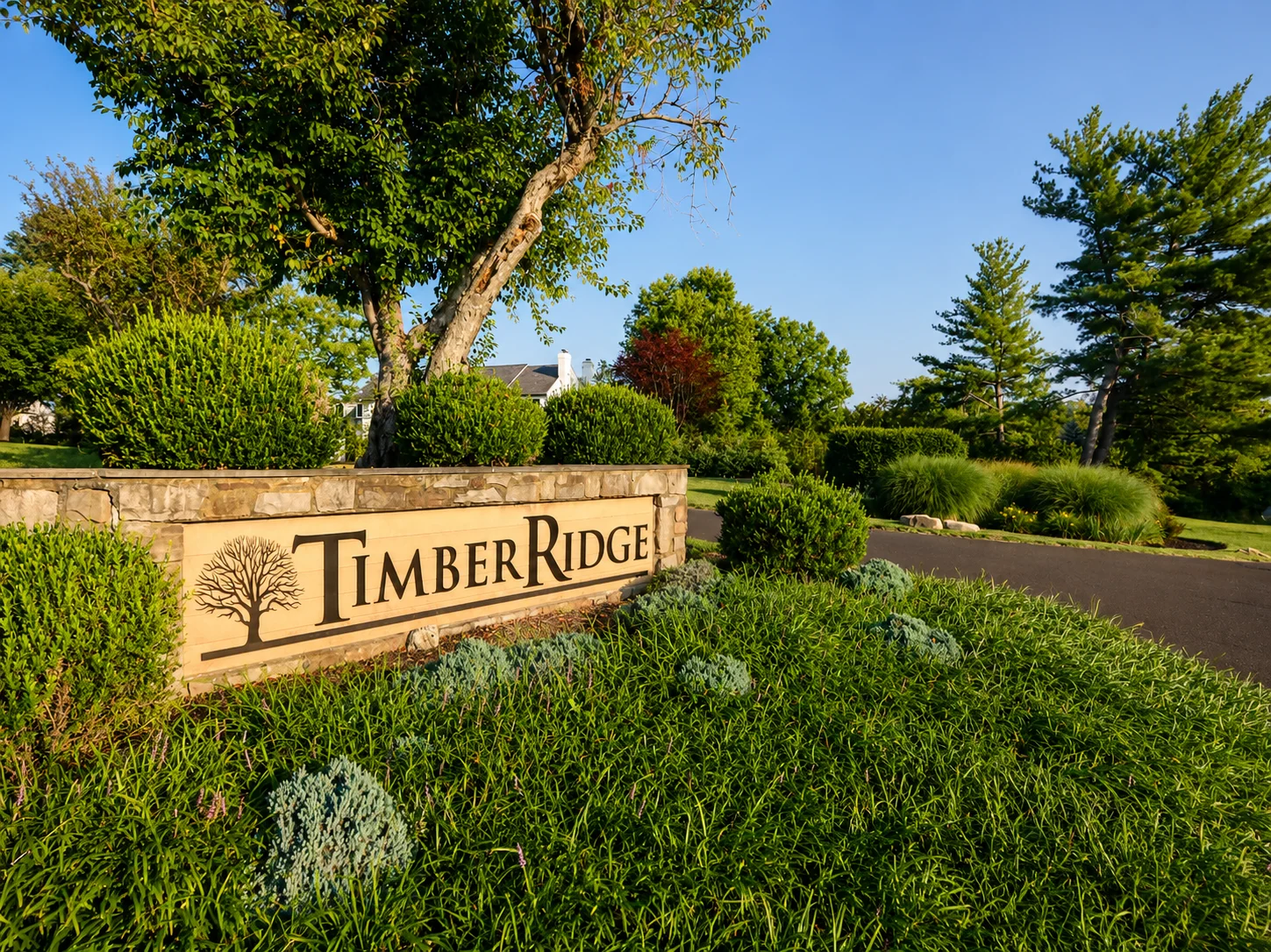 Entrance to Timber Ridge in Newtown PA