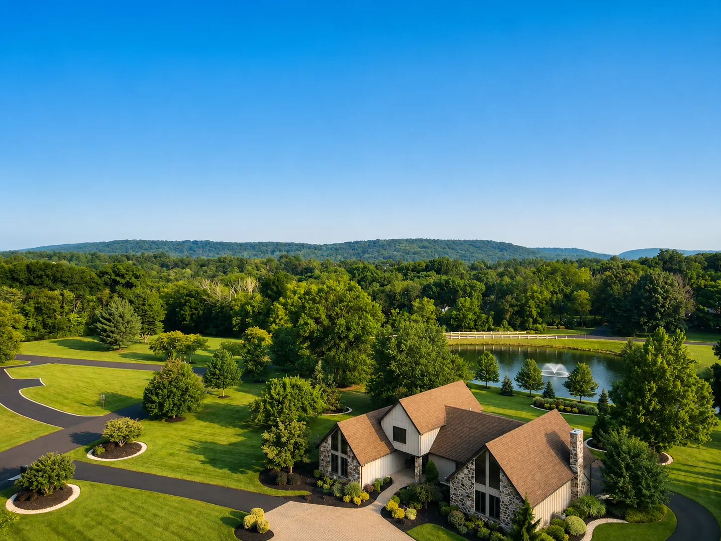 Luxury homes in Timber Ridge in Newtown PA