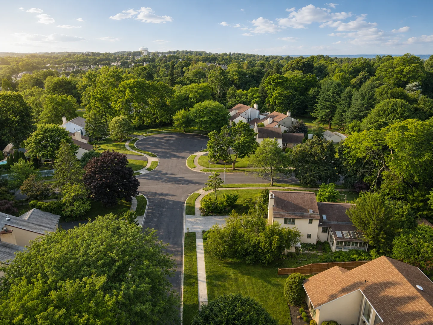 View of Tower Hill in Chalfont PA