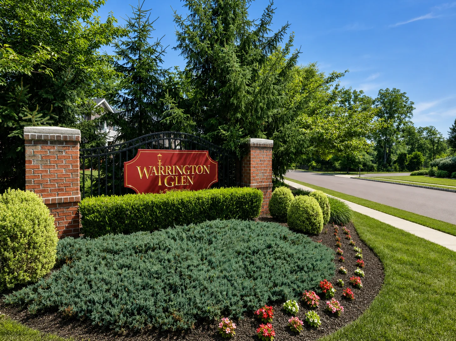 Entrance to Warrington Glen in Warrington PA