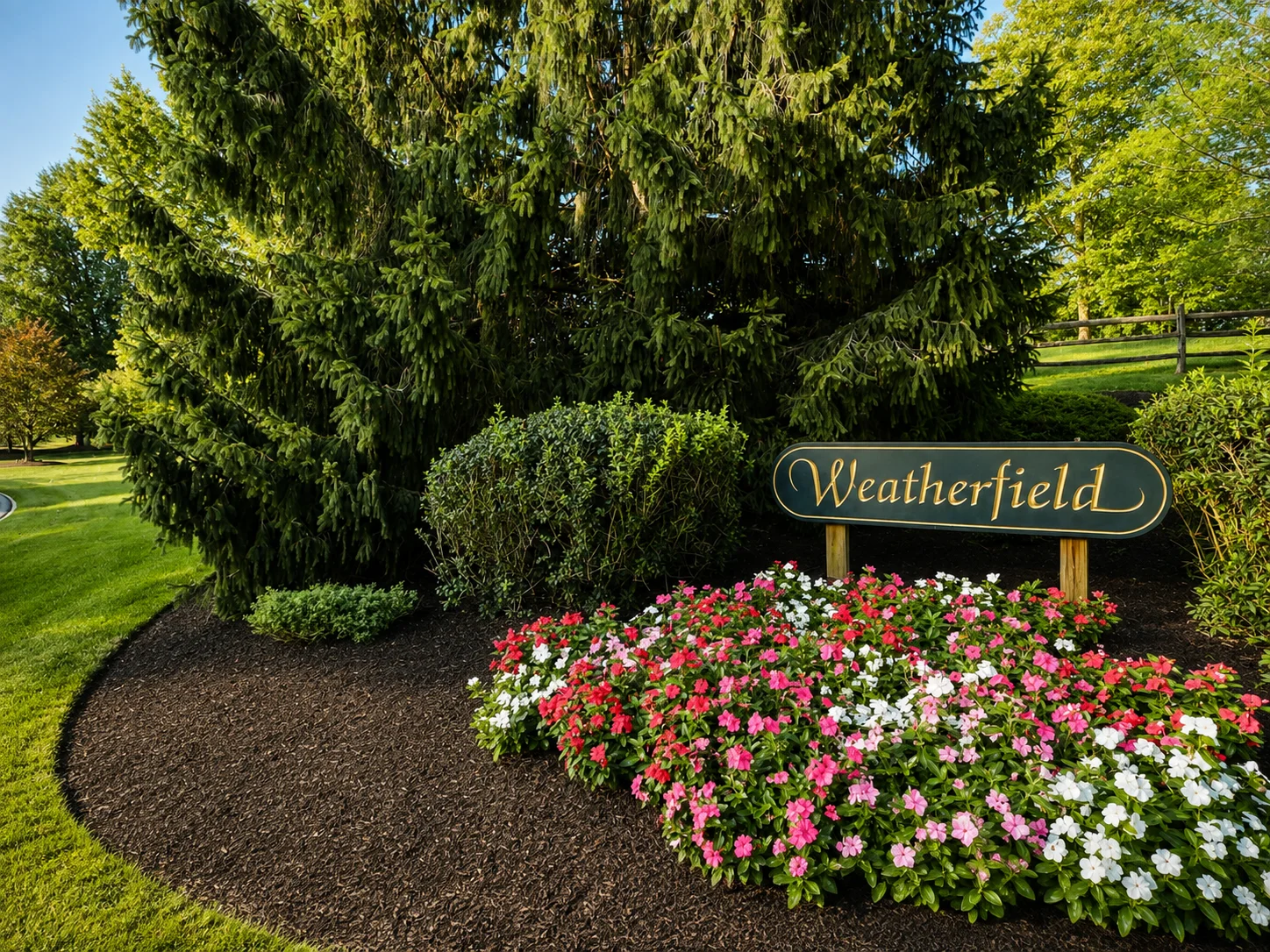 Entrance to Weatherfield in Newtown PA