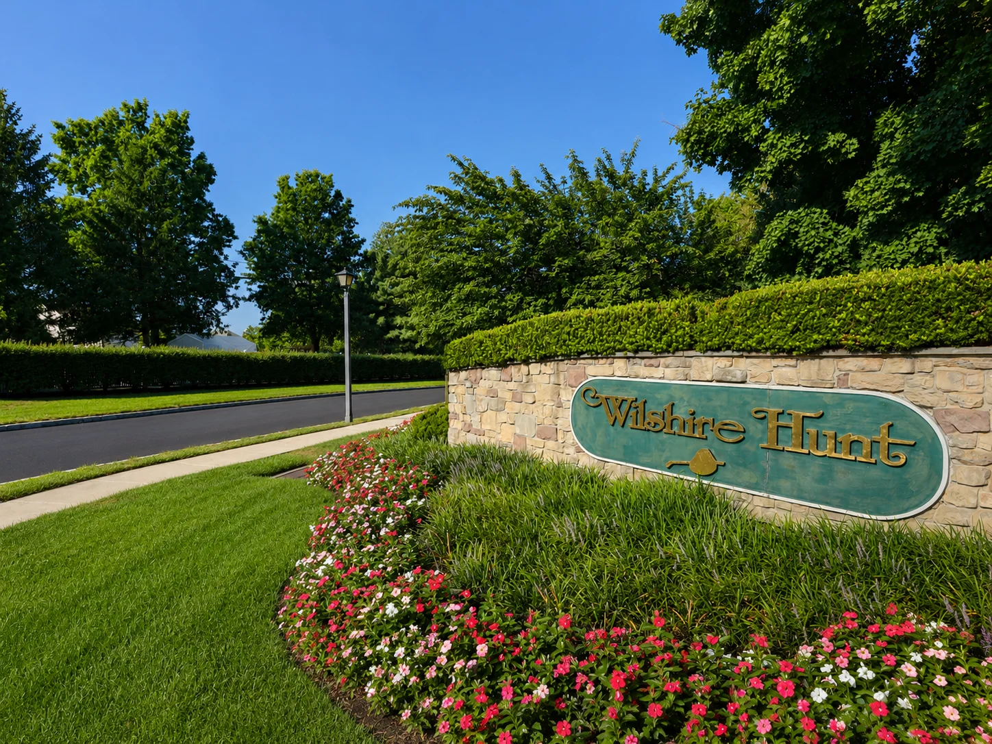 Entrance to Wilshire Hunt in New Hope PA