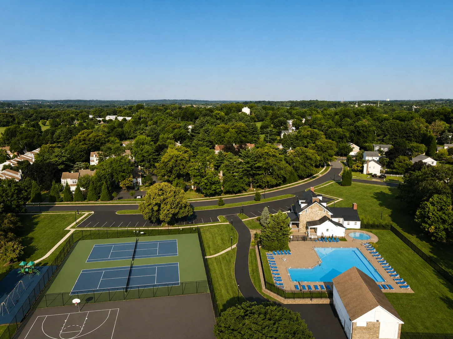 Community amenities in Windermere in Newtown PA