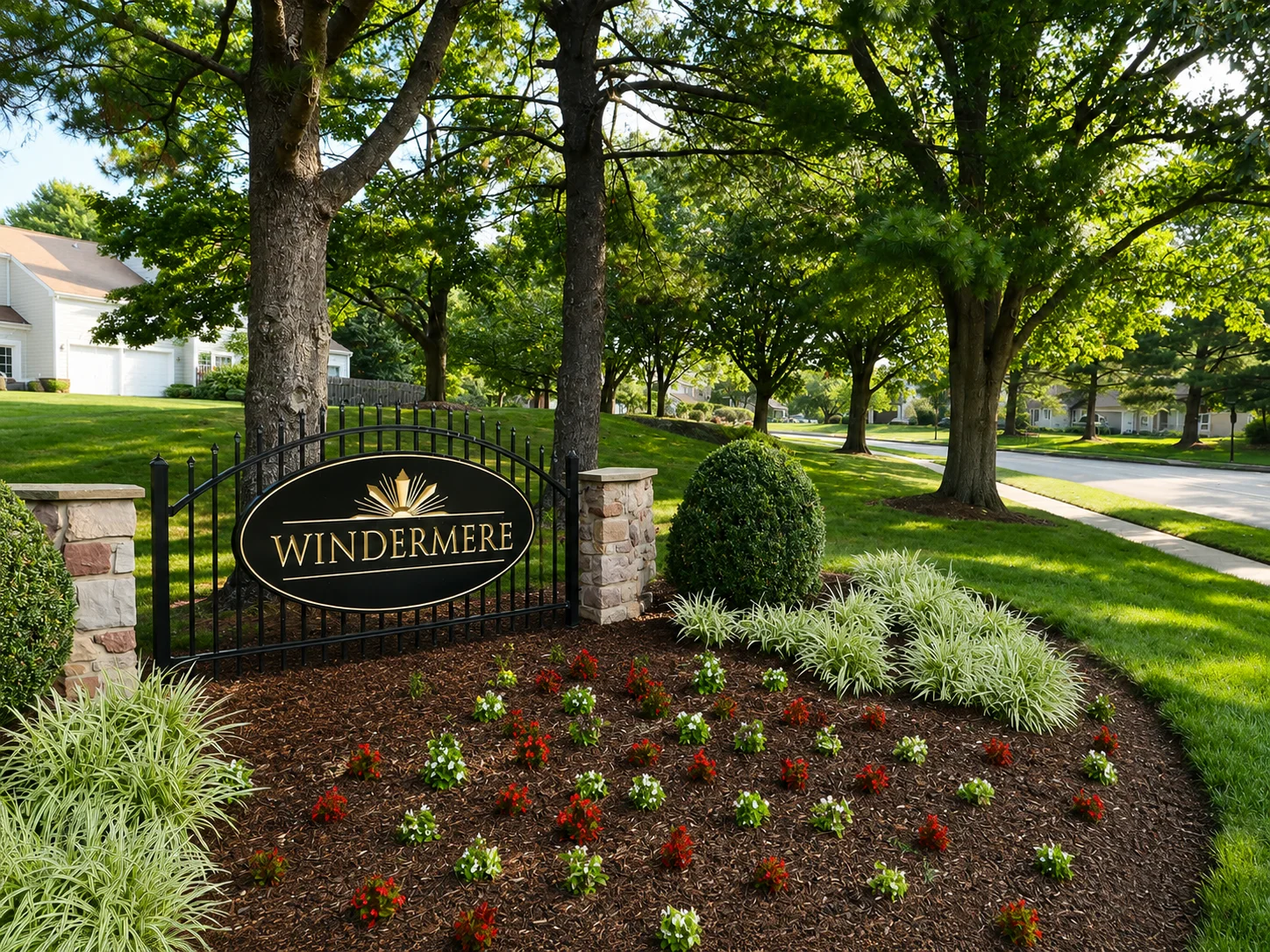 Entrance to Windermere in Newtown PA