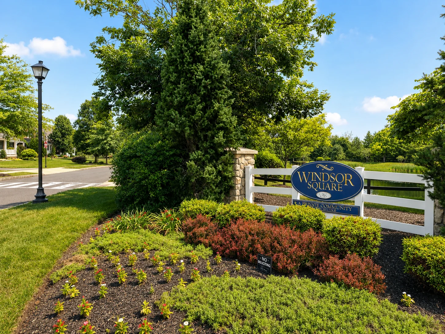 Entrance to Windsor Square in Furlong PA