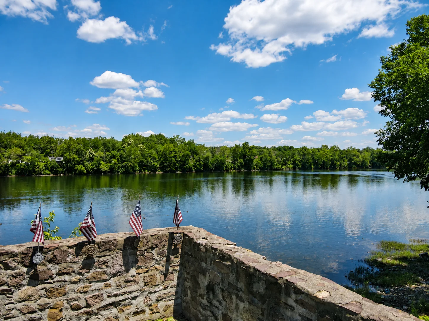 Delaware River near Yardley, Pennsylvania and New Jersey